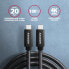 Фото #2 товара Кабель USB-C AXAGON BUCM32-CM20AB 2 м USB-C - USB-C USB 3.2 Gen 2 (3.1 Gen 2) 20000 Мбит/с черный