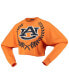 Women's Orange Auburn Tigers Laurels Crop Long Sleeve T-shirt