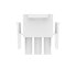 TE Connectivity Universal MATE-N-LOK - Rectangular Power Connector - Wire-to-Wire / Wire-to-Board - 3 Position - 6.35mm - Natural - Male - Straight - Nylon - 600 V