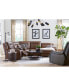Фото #20 товара Hansley 3-Pc Zero Gravity Leather Sofa with 2 Power Recliners and Chaise, Created for Macy's