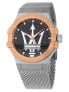 Фото #1 товара Maserati Herren Armbanduhr POTENZA 42 mm Armband Edelstahl R8853108007