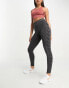 Hummel seamless mid waist leggings in black M - фото #2