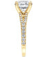 ფოტო #10 პროდუქტის Certified Lab Grown Diamond Split Shank Engagement Ring (3-3/8 ct. t.w.) in 14k Gold