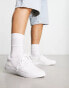 Фото #4 товара Truffle Collection lace up plimsolls in white