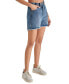 Women's Lunetta Cut-Hem Paper-Bag-Waist Cotton Denim Shorts