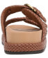 Фото #3 товара Reid Woven Double Buckle Platform Sandals