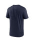 ფოტო #4 პროდუქტის Men's Navy New England Patriots Horizontal Lockup Legend T-shirt