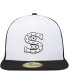 Бело-черная бейсболка для мужчин New Era Chicago White Sox 2023 On-Field Batting Practice 59FIFTY Черно-белый, 7 1/8 - фото #3