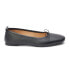 Фото #1 товара COCONUTS by Matisse Nikki Leather Ballet Slip On Womens Black Flats Casual NIKK