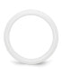 ფოტო #3 პროდუქტის Ceramic White Polished Wedding Band Ring