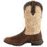 Durango Lady Rebel Embroidered Square Toe Cowboy Womens Brown Casual Boots DRD0 11 - фото #4