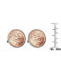 ფოტო #2 პროდუქტის Greek 2-Euro Coin Cufflinks