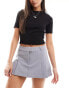 Фото #2 товара Pimkie pleated skort in light grey