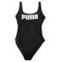 Puma Scoop Back OnePiece Swimsuit Womens Size S Casual Athletic 85926601