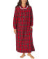 ფოტო #4 პროდუქტის Cotton Lace-Trim Flannel Nightgown