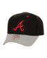 Фото #1 товара Men's Black Atlanta Braves Bred Pro Adjustable Hat