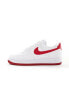 Nike Air Force 1 trainers in white and red