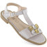 Фото #1 товара Comfortable sandals with zircons S.Barski W OLI261B, silver