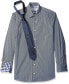 Фото #2 товара Рубашка Nick Graham Dress & Dot Grid Tie, Navy/Grey