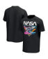 Фото #1 товара Men's Black NASA Neon Glow T-shirt