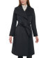 Фото #1 товара Women's Cashmere Blend Belted Wrap Coat