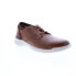 Фото #3 товара Clarks Donaway Plain 26163452 Mens Brown Leather Oxfords Plain Toe Shoes