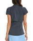 Фото #2 товара Lucky In Love High Neck Tech Top Women's Grey Xs