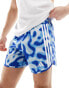 Фото #1 товара adidas Running camo print shorts in blue