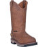 Фото #2 товара Ботинки рабочие водонепроницаемые Dan Post Boots Journeyman 11 Inch 11 дюймов для мужчин коричневые