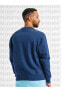 Sportswear Fleece Hoodie Erkek Lacivert Şardonlu Sweatshirt