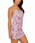Фото #3 товара Пижама iCollection женская хлопковая ночная сорочка с цветочным узором