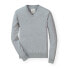 Фото #1 товара Men's Fine Gauge V-Neck Pullover Sweater