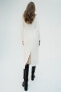 Фото #5 товара Платье миди из крепа с узлом ZARA
