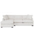 Фото #6 товара Nightford 111" 2-Pc. Fabric Chaise Sectional, Created for Macy's