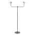 Floor Lamp 70 x 70 x 154 cm Black Steel