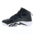 Фото #5 товара Fila MB Night Walk 1BM01747-013 Mens Black Leather Lifestyle Sneakers Shoes
