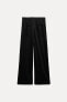 COTTON STRAIGHT-LEG TROUSERS