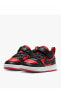 Siyah - Kırmızı Bebek Yürüyüş Ayakkabısı DV5458-600 COURT BOROUGH LOW TD