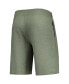 ფოტო #5 პროდუქტის Men's Heathered Olive Oakland Athletics Mainstream Tri-Blend Shorts