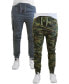 Фото #12 товара Men's Cotton Stretch Twill Cargo Joggers, Pack of 2