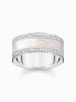 Thomas Sabo TR2446-041-14-56 Silver band ring w. white zirconia and enamel