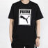 Фото #3 товара Puma 跑步训练健身短袖T恤 男款 黑色 / Футболка Puma T Trendy Clothing Featured Tops T-Shirt