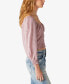 ფოტო #3 პროდუქტის Women's Floral-Print Smocked Button-Front Top