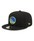 Фото #3 товара Men's Black Golden State Warriors Neon Pop 9FIFTY Snapback Hat