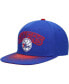 ფოტო #1 პროდუქტის Men's Blue Philadelphia 76ers Hardwood Classics Energy Re-Take Speckle Brim Snapback Hat