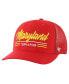 Фото #1 товара Men's Red Maryland Terrapins Garner Trucker Adjustable Hat