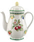 French Garden Coffee Pot, Premium Porcelain