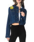 ფოტო #1 პროდუქტის Women's Spongebob Denim Trucker Jacket