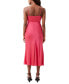 ფოტო #2 პროდუქტის Women's Ennis Satin Slip Midi Dress