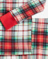 Фото #3 товара Family Pajamas Little & Big Kids 2-Pc. Cotton Winterton Plaid Pajamas Set, Created for Macy's